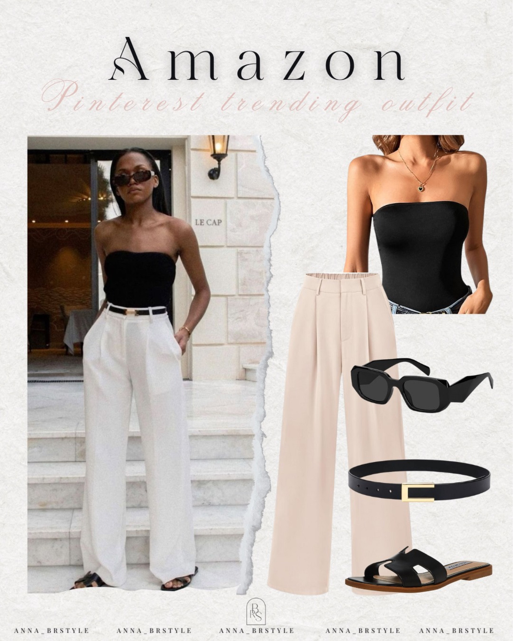 Summer outfit, amazon fashion, wide leg tailored pants, belt for women

#LTKFindsUnder100