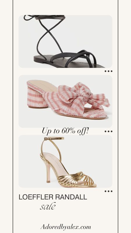 Loeffler Randall shoes, clothing and accessories sale, up to 60% off classic shoe styles for all seasons 


#LTKshoecrush #LTKsalealert