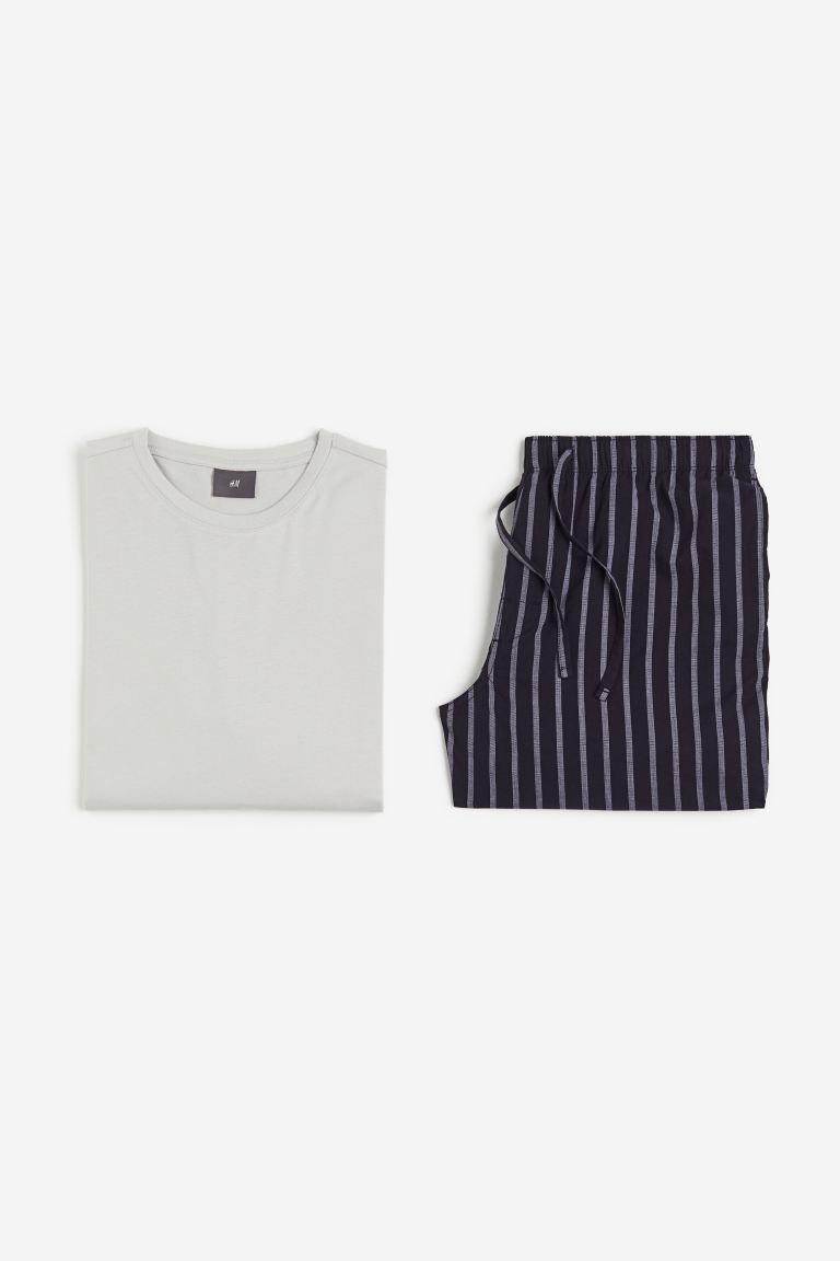 Relaxed Fit Cotton pyjamas | H&M (UK, MY, IN, SG, PH, TW, HK)