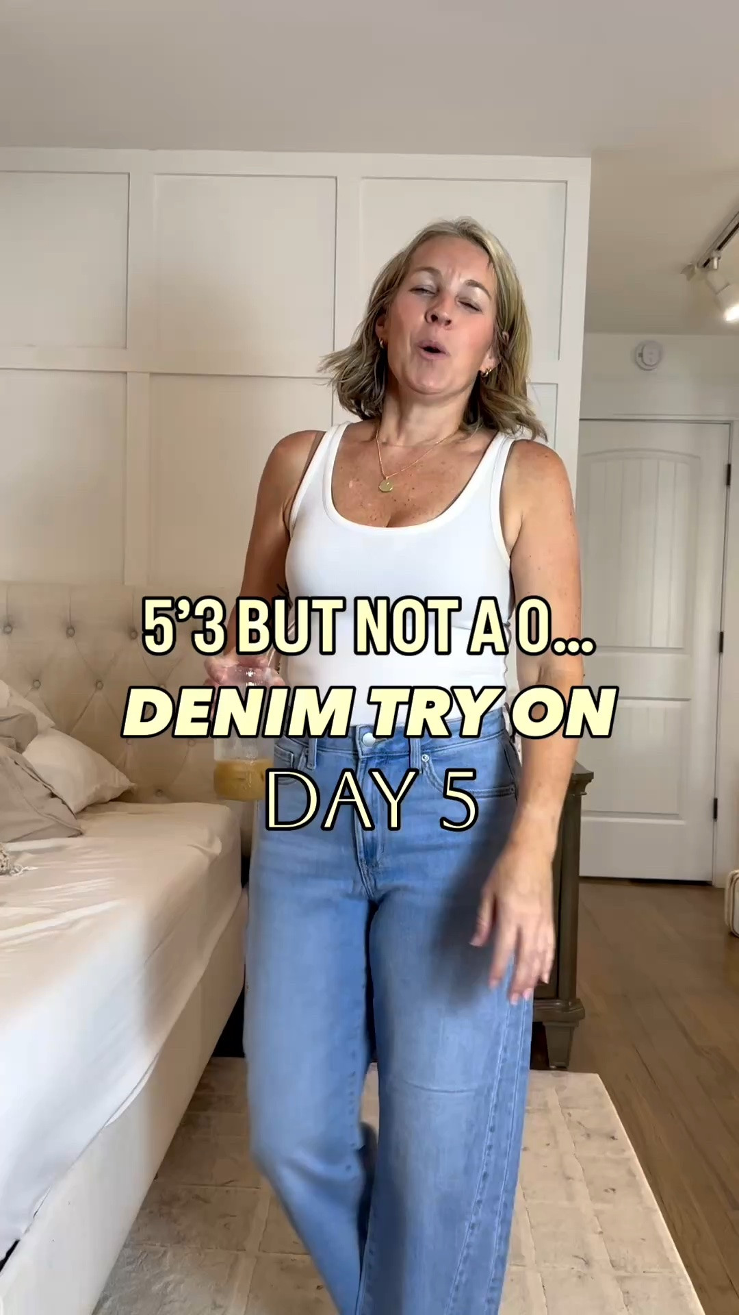 In order of appearance! 

Kohls barrel tts 29 reg
Kohls barrel white 29 reg [shrunk after washing; maybe size up]
Quince Bella Straight 8/29 regular
Dynamite Slim 29 regular
Aritzia Straight 29 regular
Gap Factory M regular

#LTKgrwm #LTKMidsize #LTKPetite