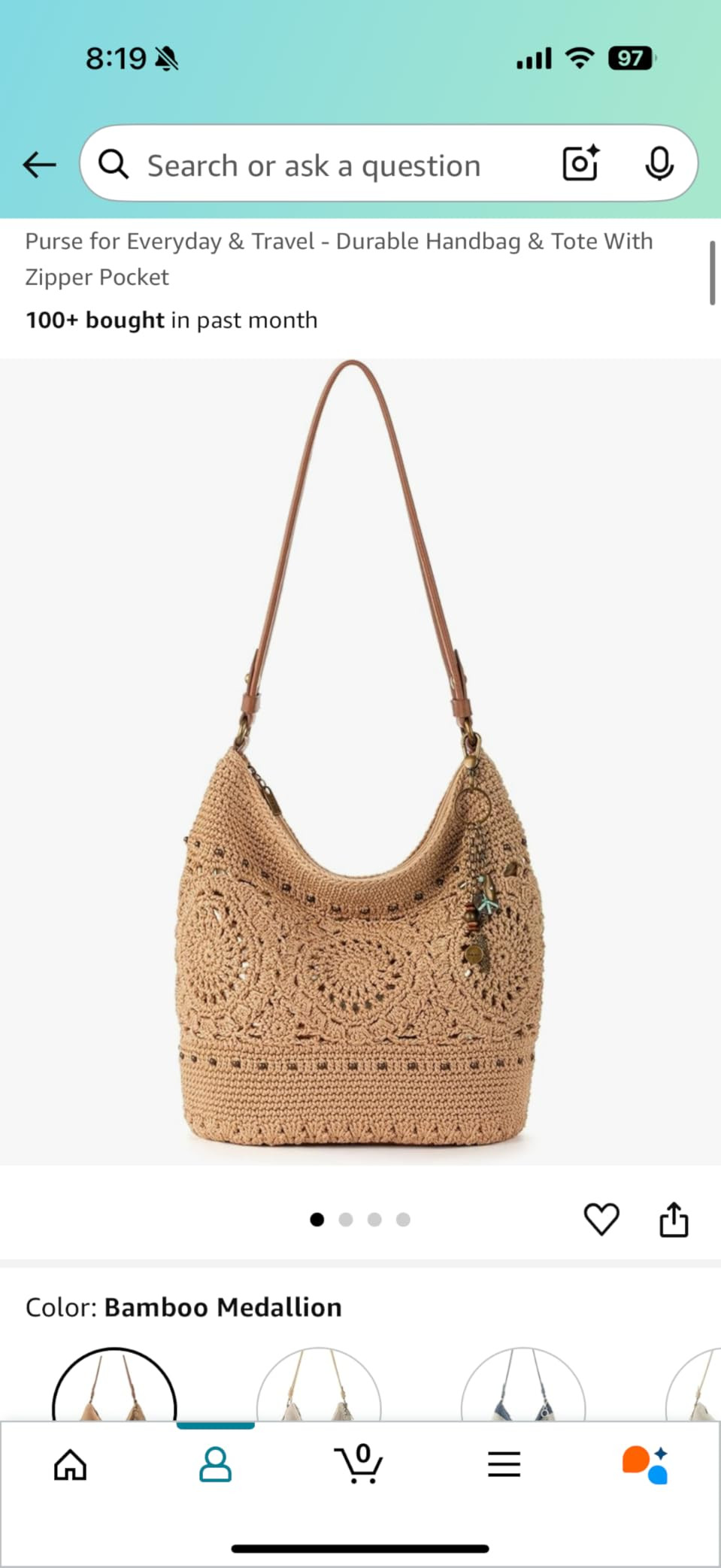 The Sak Sequoia Hobo Bag in Hand-Crochet, Soft & Slouchy Silhouette, Timeless & Elevated Design | Amazon (US)