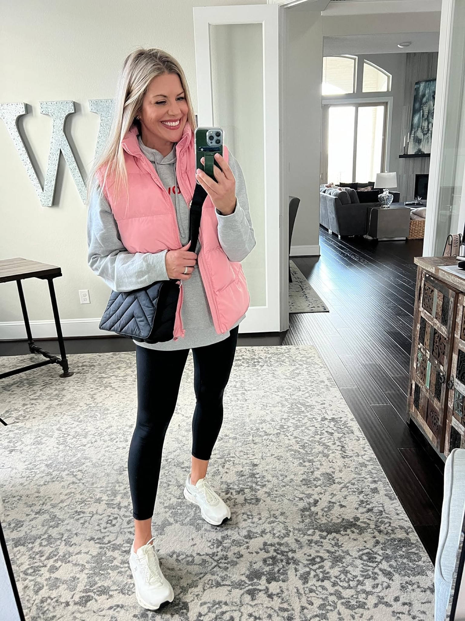 Cozy Activewear Outfit 

Activewear  pink puffer  Athleisure  leggings  casual outfits  everyday wear  comfy outfits  ageless  women's fashion  early fall fashion  trendy mom outfits  FitMomming 

#LTKActive #LTKSeasonal #LTKStyleTip