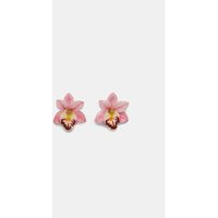 Orchid flower earrings - Women's Fashion Jewellery | Stradivarius United Kingdom | Stradivarius (UK)