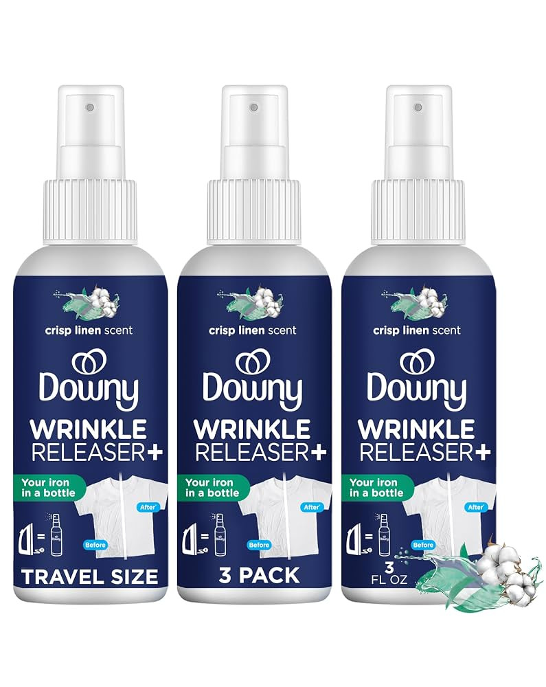 Downy Wrinkle Release Spray, Travel Size Spray, All In One Formula, Removes Wrinkles, Static and ... | Amazon (US)