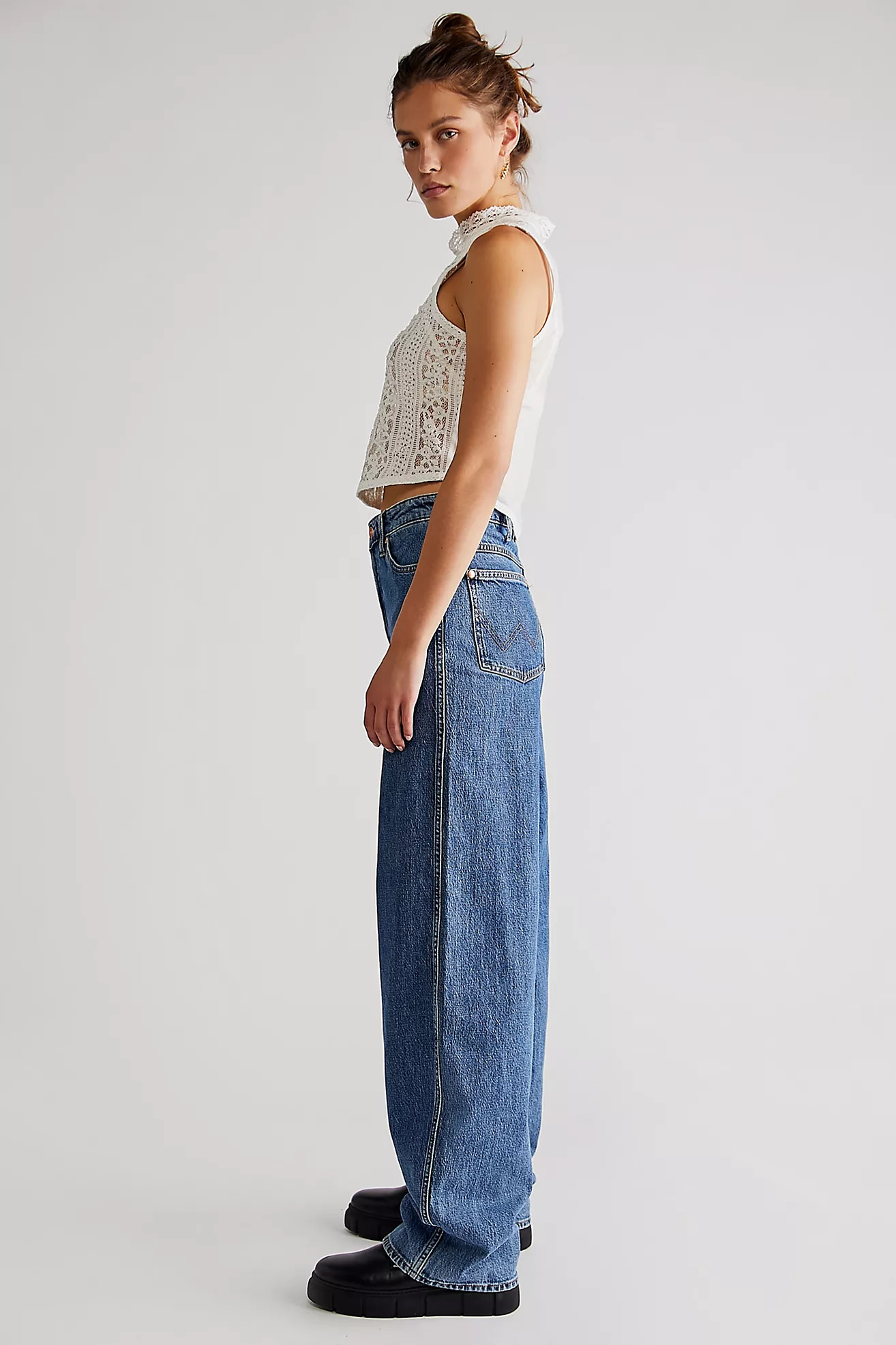Wrangler Barrel Jeans | Free People (Global - UK&FR Excluded)