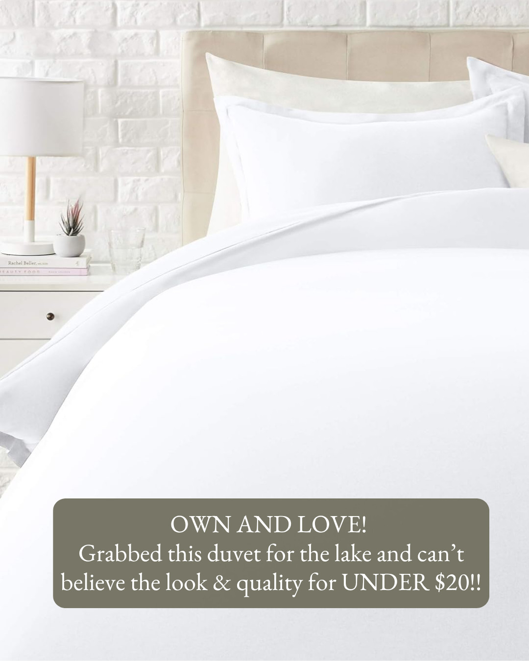 Own and love! I grabbed this duvet for the lake house and can't believe the look and quality for under $20 with the Amazon Early Prime Deals. Soft, crisp white bedding that looks so much more expensive. 

 #amazonprimedeals #earlyprimedeals #primeday #amazondeals #duvetcover #whitebedding #beddingset #bedroomdecor #guestroom #lakehouse #cozybedroom #amazonbasics #amazonhome #salealert #founditonamazon #LTKSaleAlert
