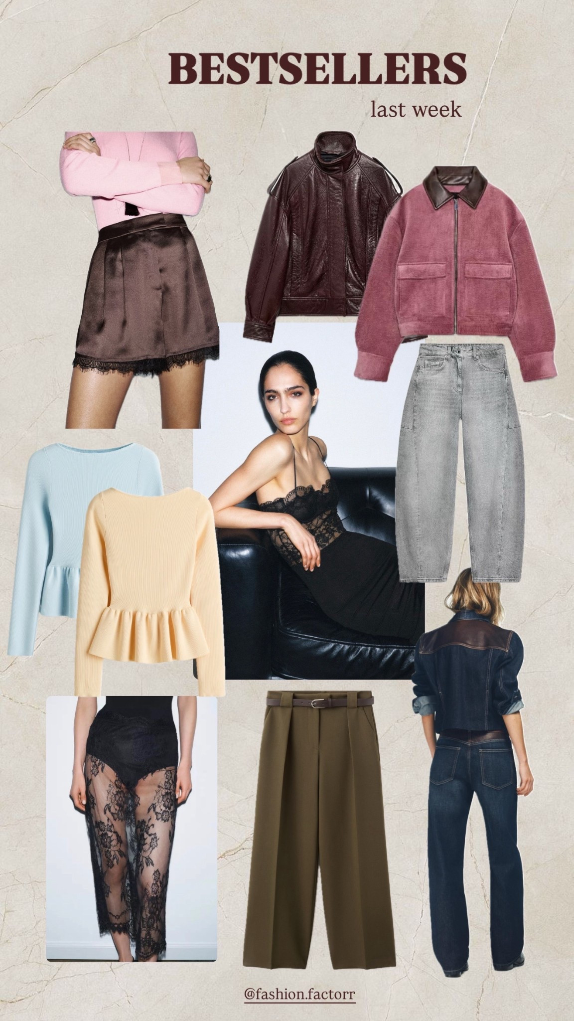 Bestsellers last week - most loved by you 🩷

Lace midi skirt, corduroy jacket with faux leather collar, knit peplum top, butter yellow, icy blue sweater, belt straight fit pants, zw collection mid rise ankle balloon jeans, dark denim co ord, lace trim satin shorts, faux leather jacket, everyday style, ootd, casual outfit, Valentine’s Day style

#LTKootd #LTKNYFW #LTKValentine