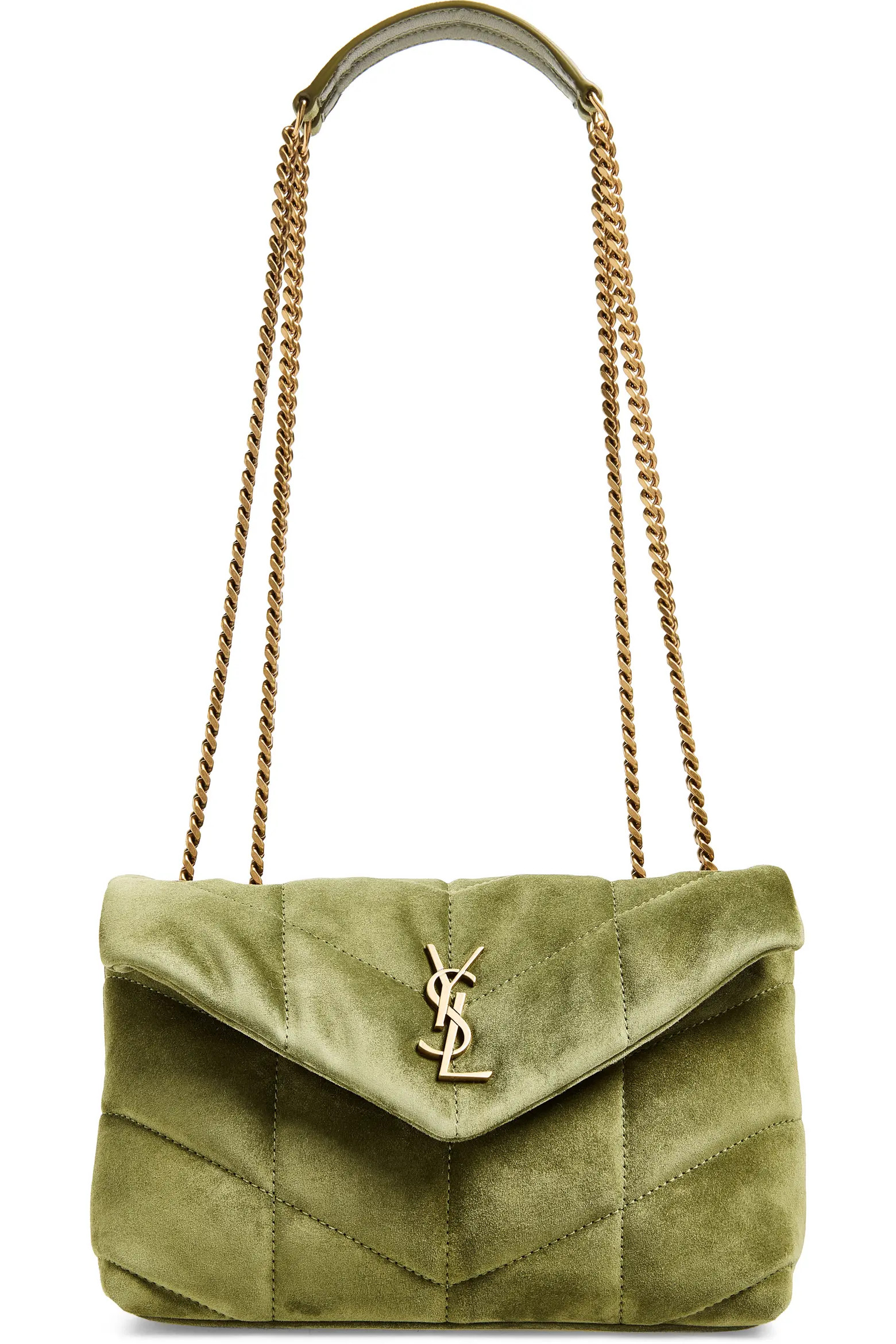 Saint Laurent Puffer Toy Suede Crossbody Bag (Women) | Nordstrom | Nordstrom