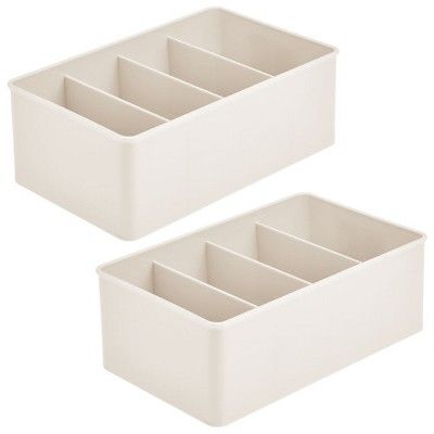 mDesign Plastic Kitchen Pantry Food Storage Organizer Bin, 2 Pack | Target