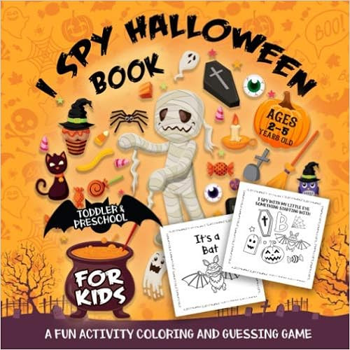 I Spy Halloween Book for Kids Ages 2-5: A Fun Activity Spooky Scary Things & Other Cute Stuff Col... | Amazon (US)