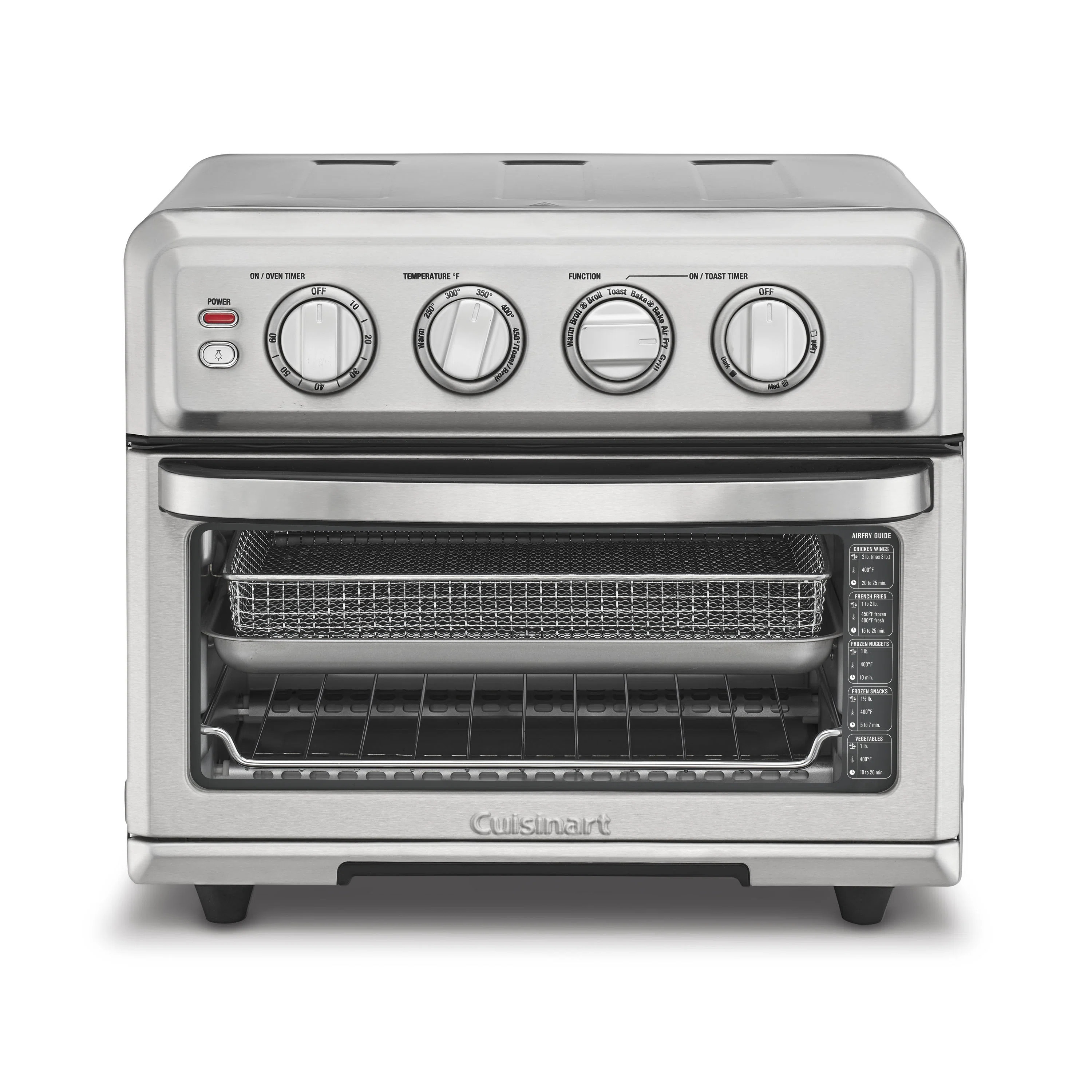 Cuisinart Air Fryer + Convection Toaster Oven, 8-in-1 Oven with Bake, Grill, Broil & Warm Options | Wayfair North America