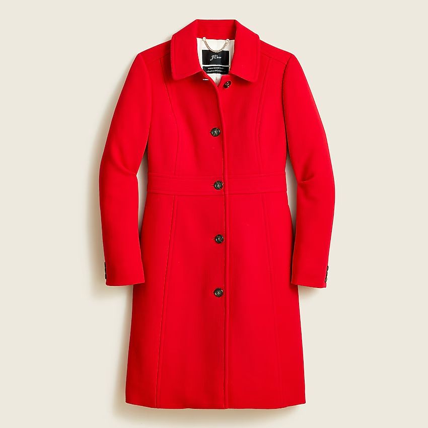 Classic day coat in Italian double-cloth wool with Thinsulate® | J.Crew US