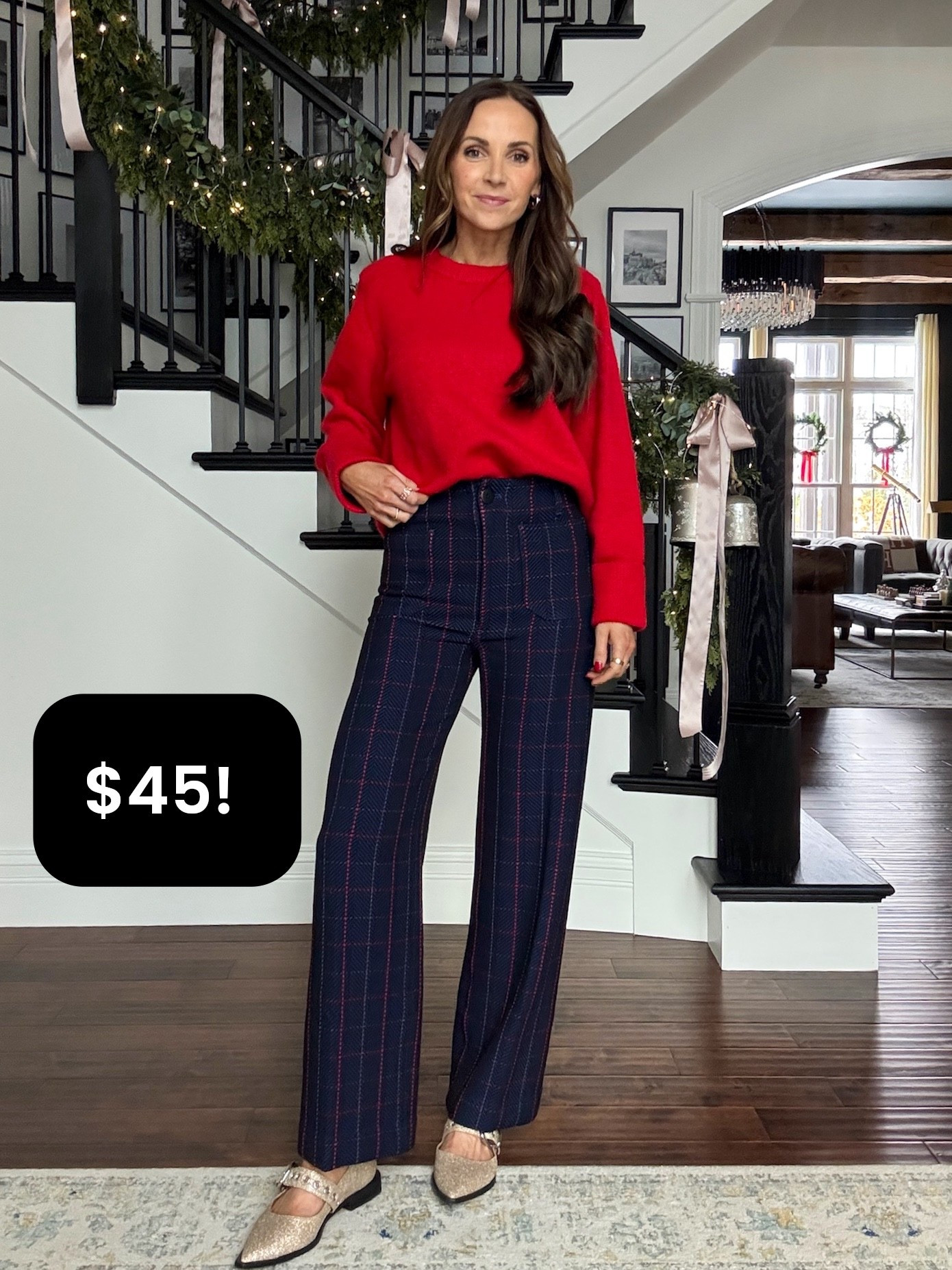 Merricksart @anthropologie pants are $45! I sized up to a 27 tall for a full length fit. 

#LTKFindsUnder50 #LTKSaleAlert