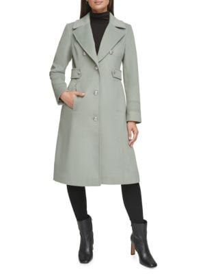 Military Wool Blend Overcoat | Saks Fifth Avenue OFF 5TH