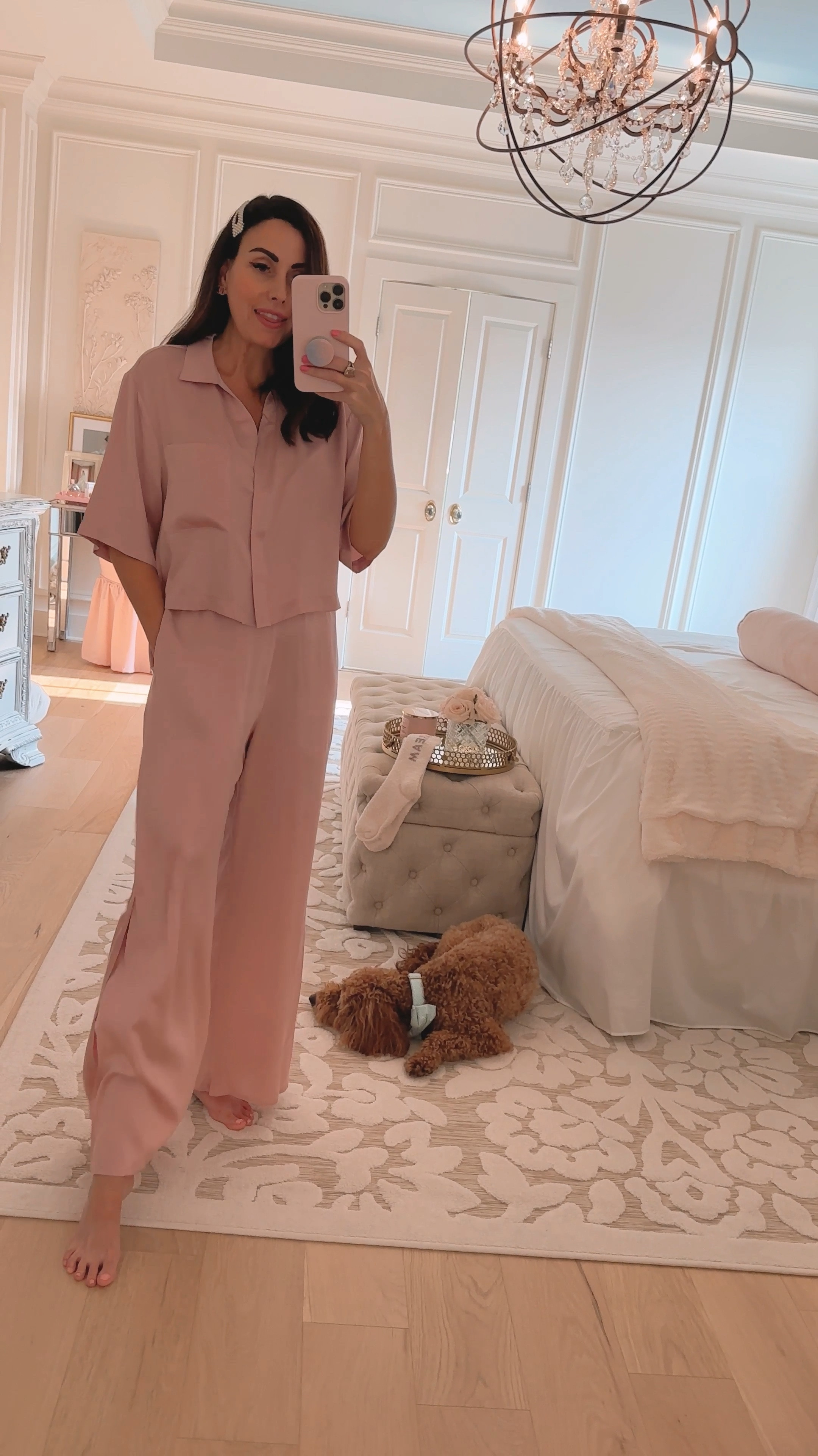 Nordstrom anniversary sale high waisted Luna washable silk pajamas! So worth the splurge! Fit TTS, wearing a S! Come in three colors! Nsale, pajamas 

#LTKxNSale #LTKsalealert #LTKstyletip