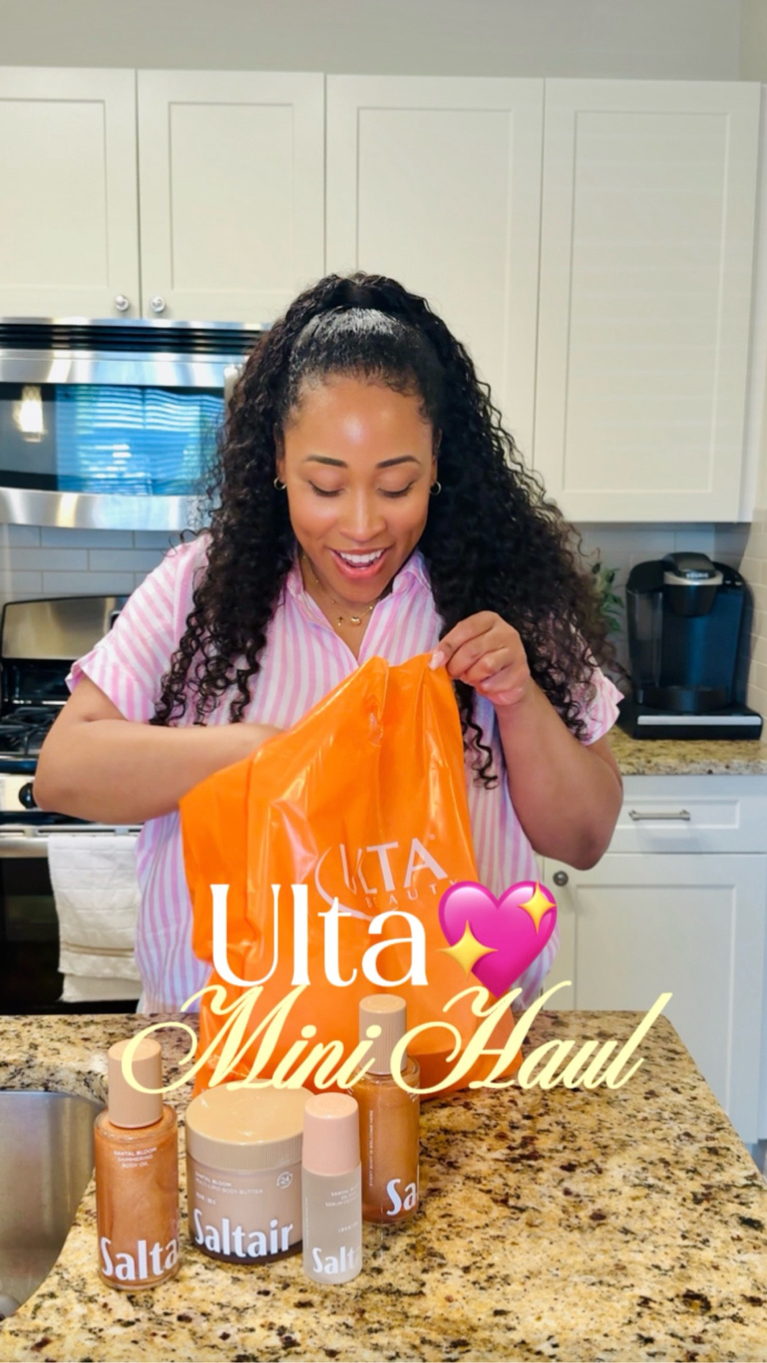 Made it in the FINAL 30 minutes of the Ulta
Beauty Sale 😭✨
Heavy on the Saltair in my go-to scent Sandal Bloom... because smelling like soft romance is a lifestyle 🤍
If you see me glowing... mind your business, it's just the sale + good decisions

#UltaHaul #Saltair #SoftLifeVibes #MiniHaul
#BeautyDeals

#LTKdayinmylife #LTKBeauty #LTKstorytime