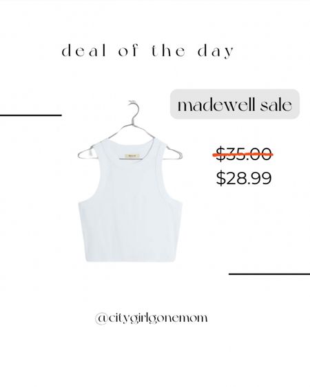 Sharing today’s deal of the day! This simple rib tank that comes in 3 colors!🤍

#LTKStyleTip #LTKSaleAlert #LTKWorkwear