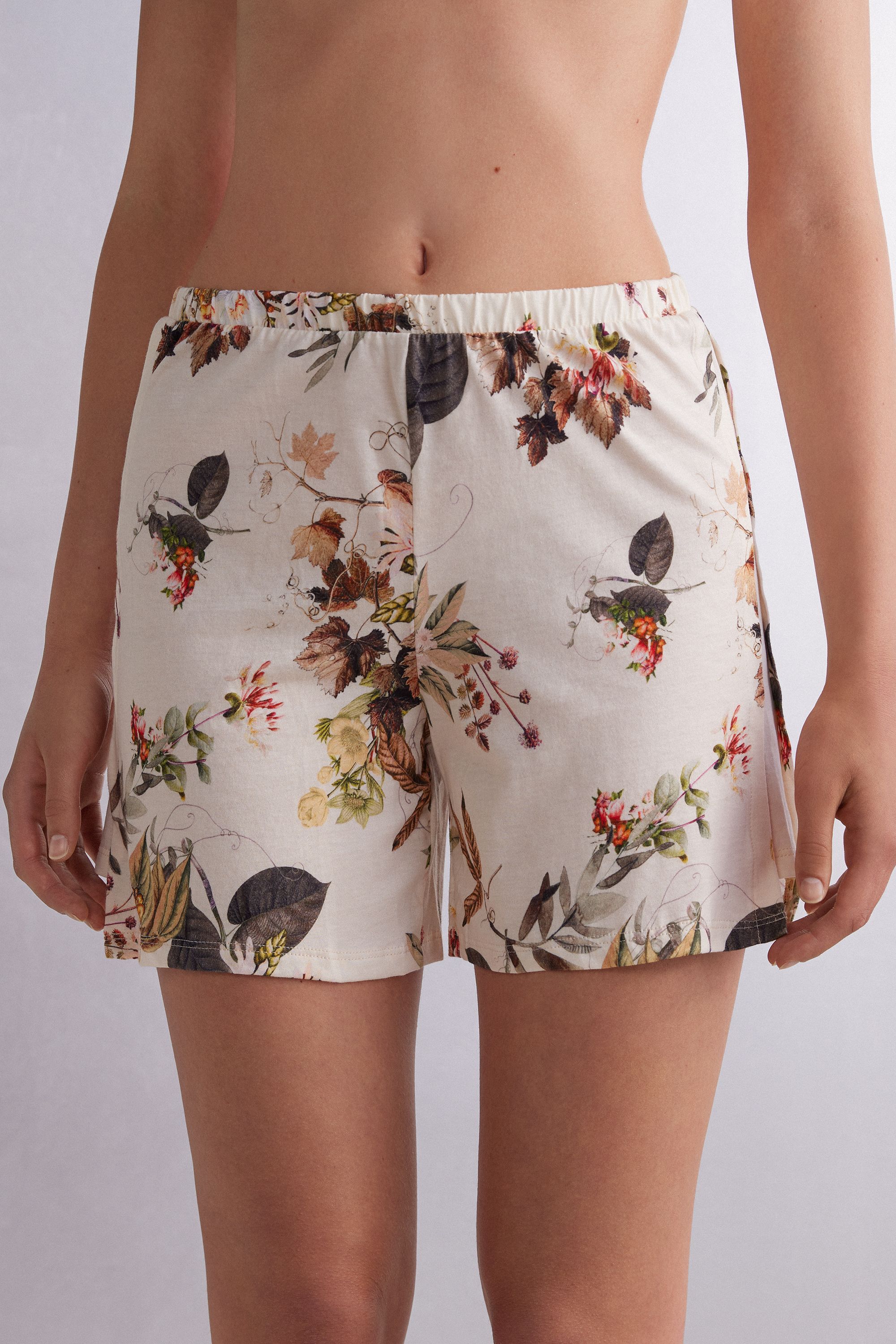 Autumn Botanics Shorts Supima® Ultrafresh Cotton | Intimissimi (US)