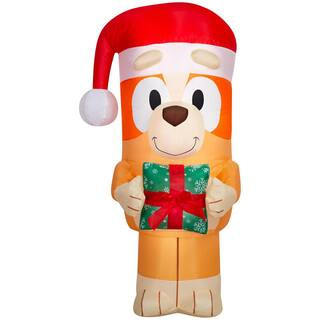 3.5' Tall Christmas Inflatable Airblown-Bingo w/Present-SM-Bluey(5)Questions & Answers (1) | The Home Depot