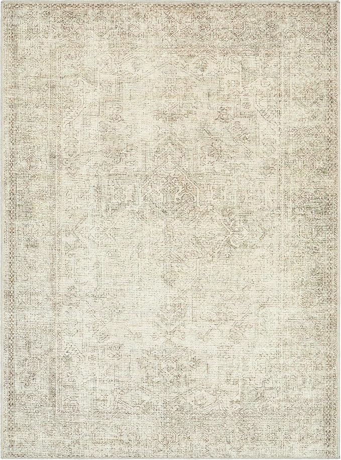 Livabliss x Becki Owens Margot Medallion Area Rug , 3'11" x 5'7", Olive | Amazon (US)