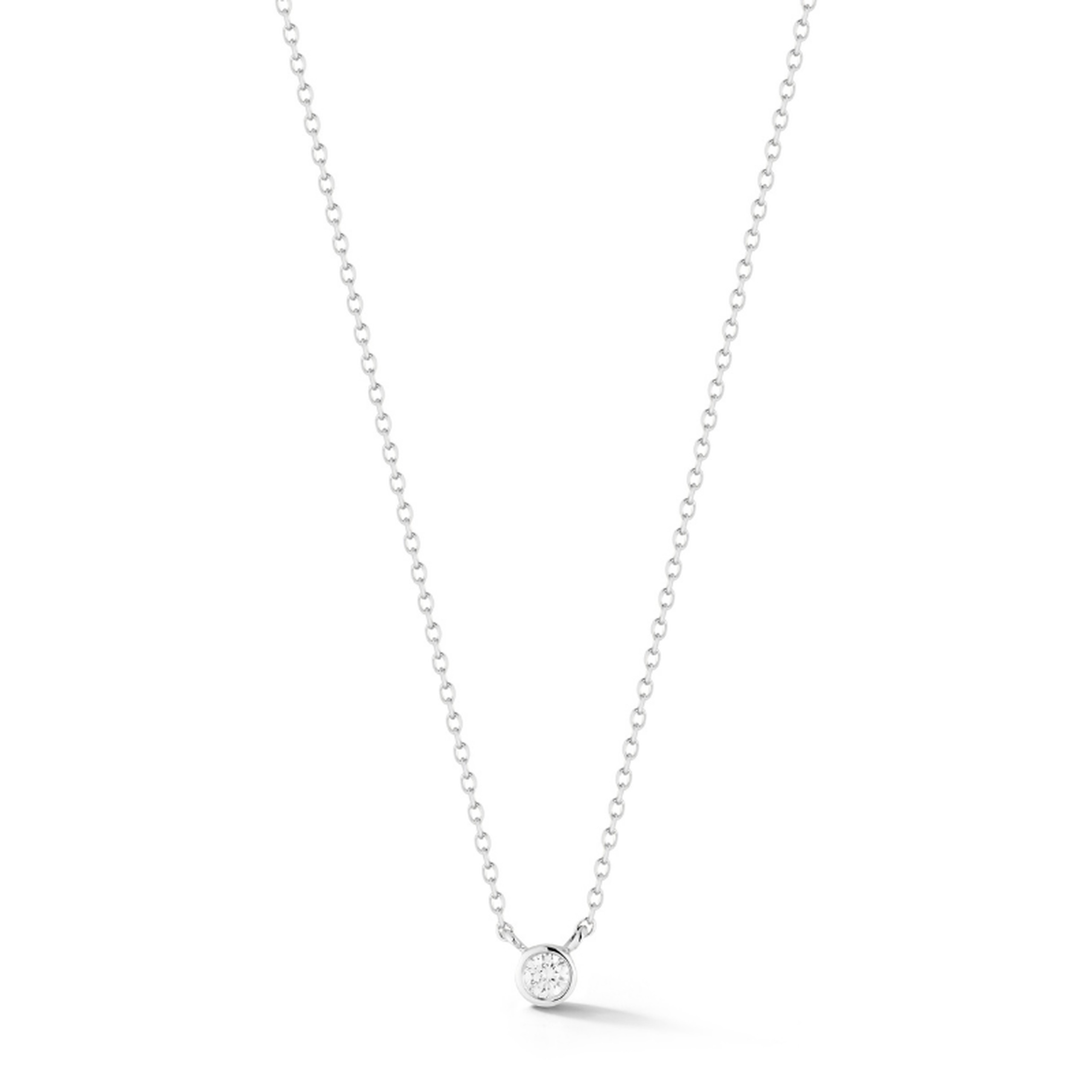 Lulu Jack Single Bezel Diamond Necklace | Dana Rebecca Designs