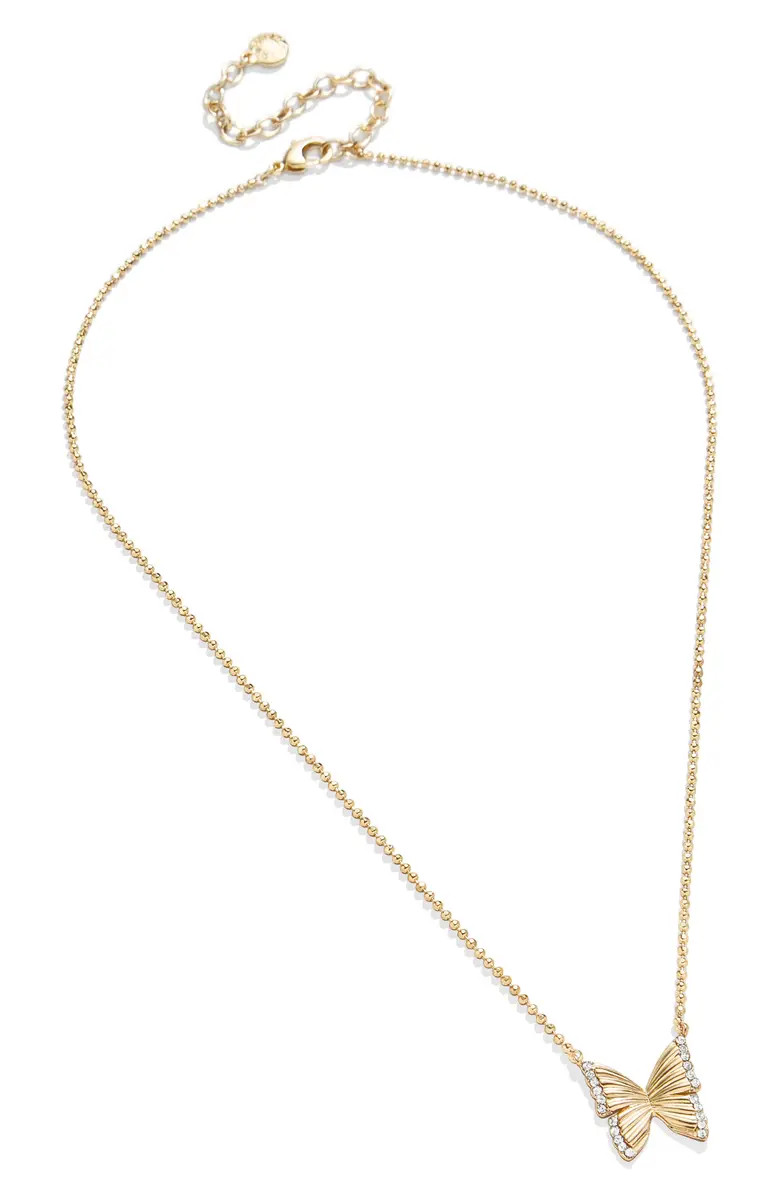 BaubleBar Butterfly Pendant Necklace | Nordstrom | Nordstrom