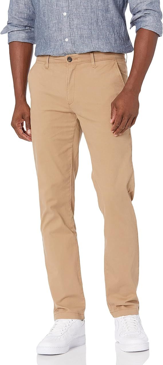Amazon Essentials Men's Slim-Fit Casual Stretch Khaki | Amazon (US)