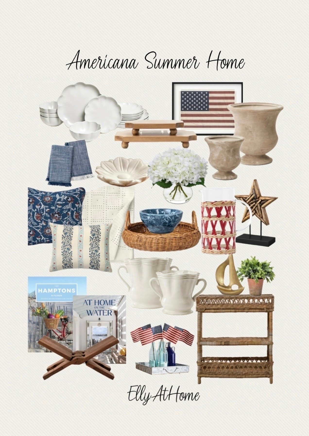 Summer home & 4th of July styling! Shop decor, throw pillows, blankets, kitchen accessories, vases+ more! Wayfair, target, Pottery Barn, McGee & Co, Amazon home.

#LTKHome #LTKSaleAlert