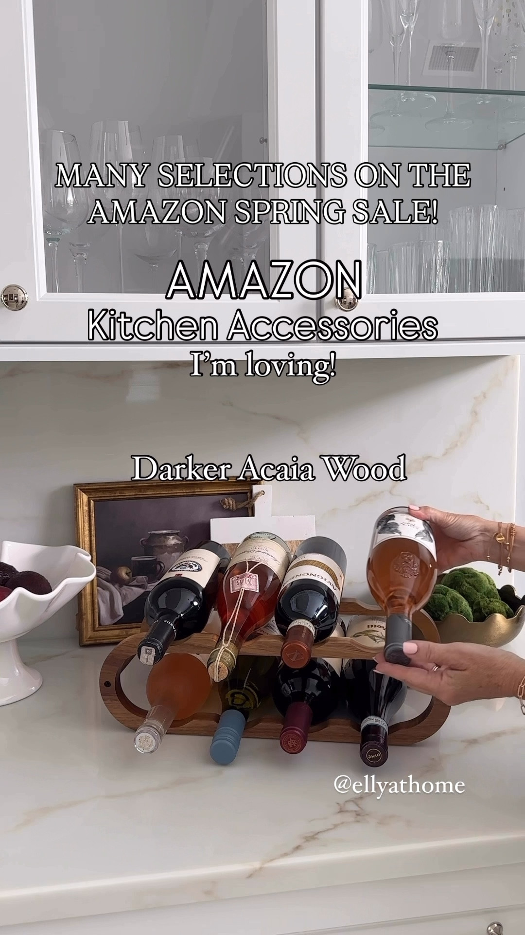 Amazon kitchen favorites I love in my kitchen! Acacia woods, organizers, hardware, glassware, wine glasses, and more kitchen finds many on sale! Amazon big spring sale. Free shipping. 

#LTKSaleAlert #LTKdayinmylife #LTKHome