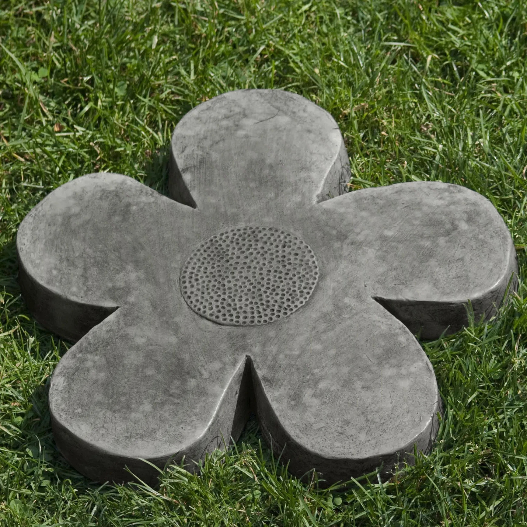 Weather Resistant Concrete Plants & Flowers Stepping Stone | Wayfair North America