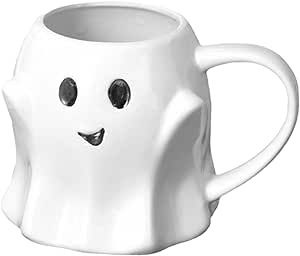ALASSE Halloween Coffee Cup, Cute Ceramic Ghostface Mug, Ghost Mug with Gift Box, Halloween Ghost... | Amazon (US)