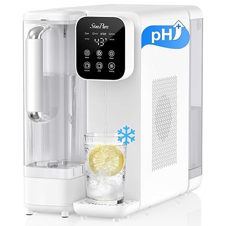 SimPure Y11C-A UV Reverse Osmosis Water Filter Countertop with Cold Water & Alkaline Mineralizati... | Amazon (US)