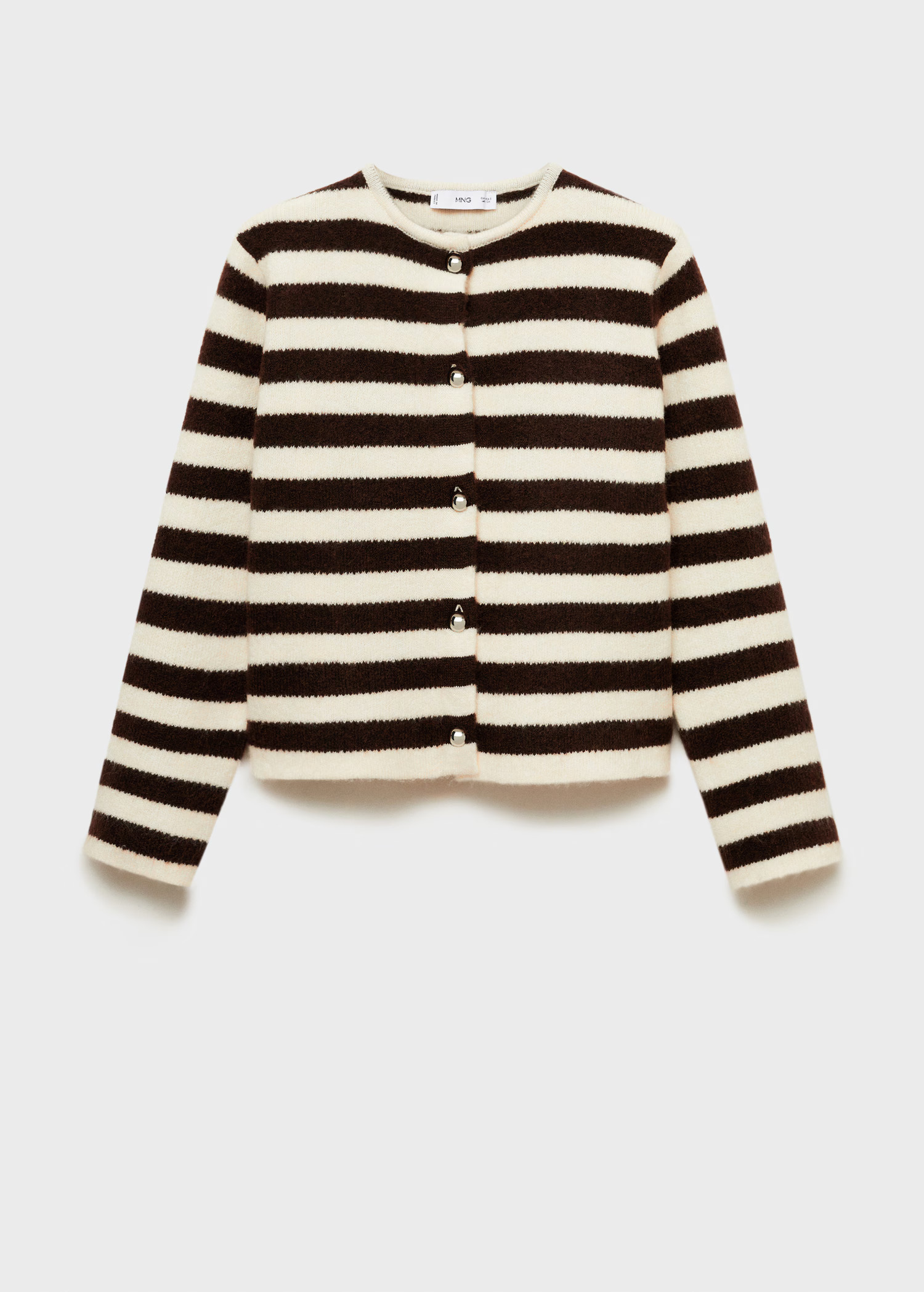 Striped cardigan with buttons - Women | MANGO USA | Mango (US/MX/AU)