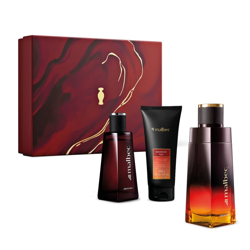 Kit Presente Dia dos Namorados Malbec (3 itens) | oBoticario (BR)