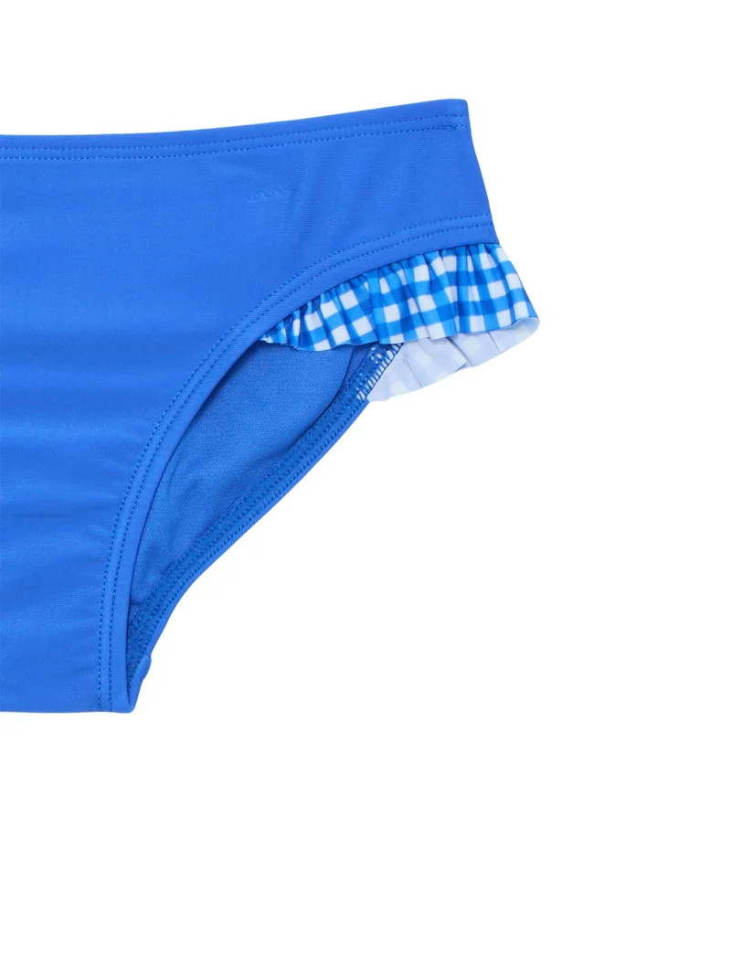 Wonder Nation Girls Ruffle Tankini Swimsuit, 2-Piece, Sizes 4-16 | Walmart (US)