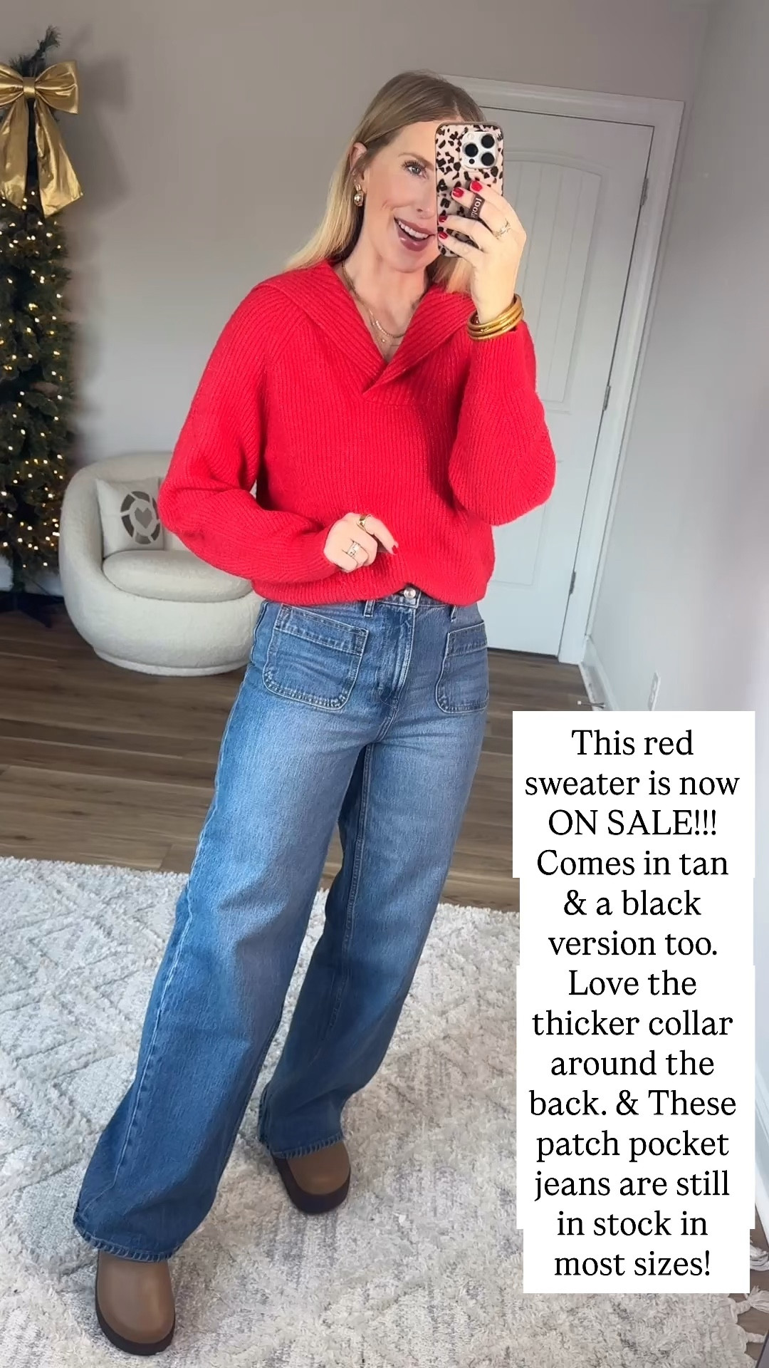 Walmart try on, red sweater, free assembly, wide leg jeans

Small, 4 

#LTKSaleAlert #LTKFindsUnder50 #LTKootd