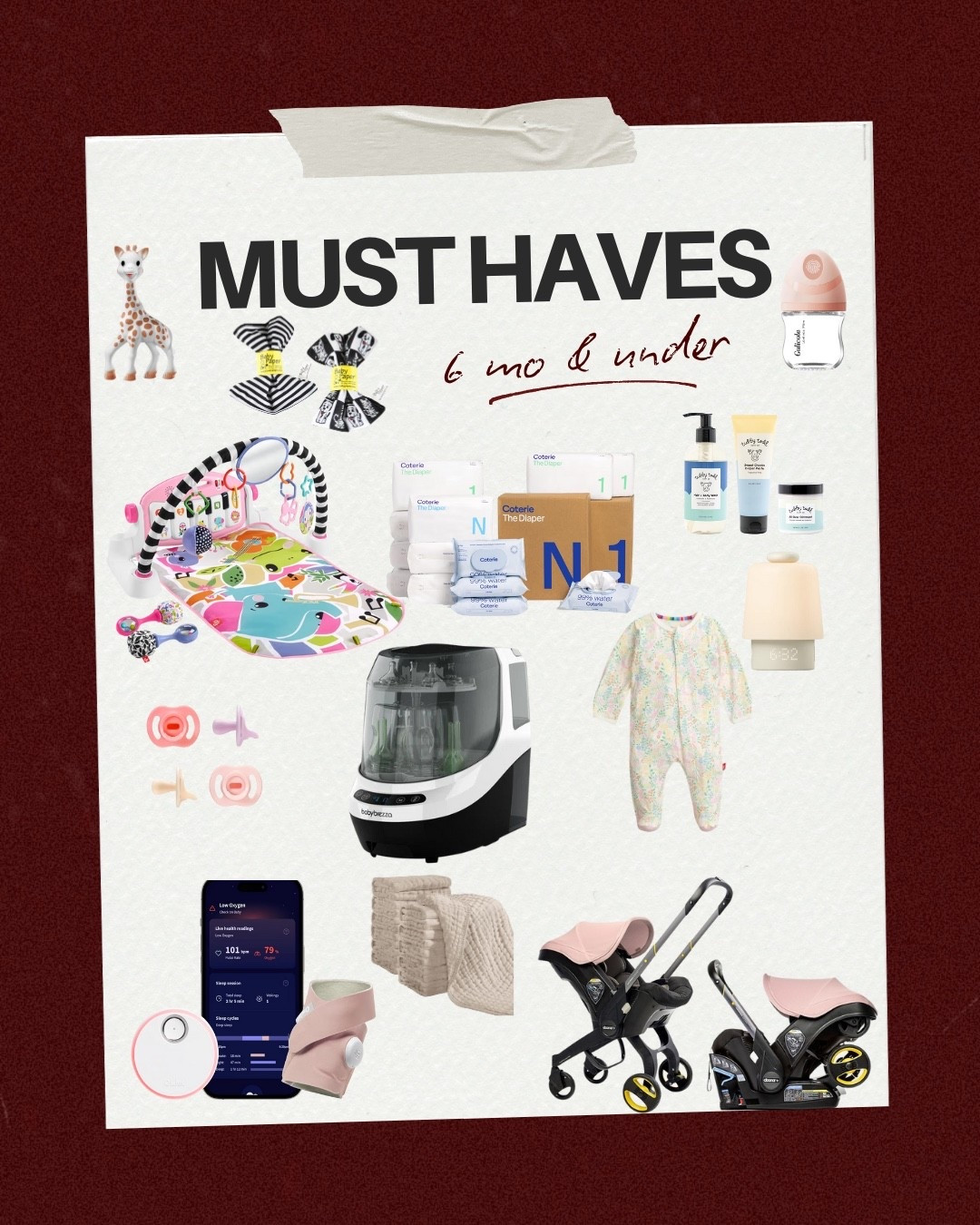 If you were to ask my absolute MUST HAVES in the first 5 months of my daughter’s life this is what I would tell you. 10/10 recommend putting all of this on your baby registry 