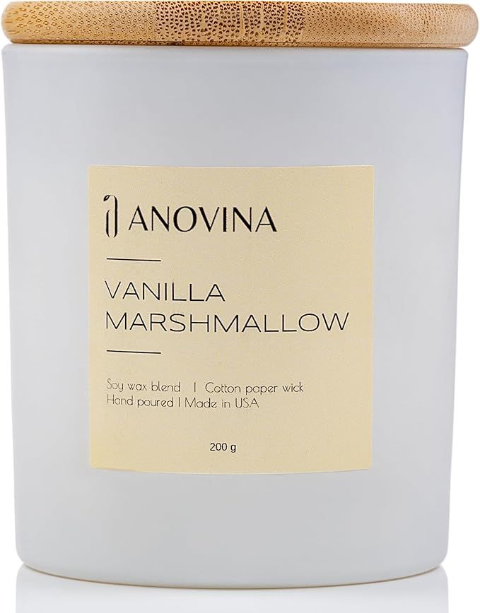 Anovina Scented Soy Blend Candle with Gift Box.  Non-Toxic Candles for Home, Candle Gifts for Wo... | Amazon (US)