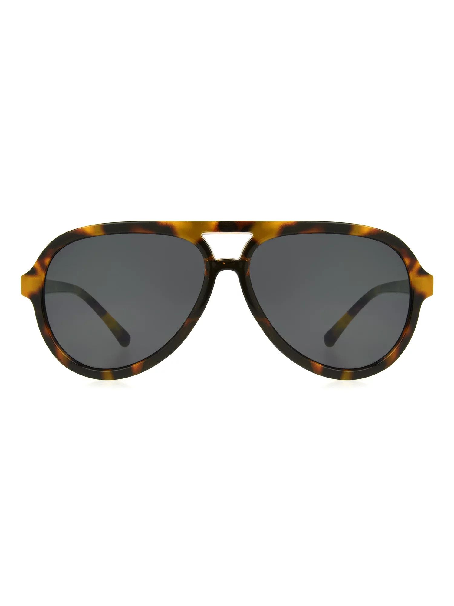 Scoop Women's Aviator Faux Tortoise Sunglasses | Walmart (US)