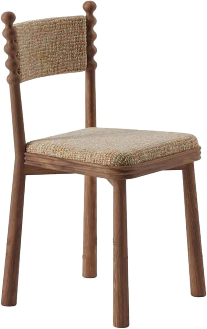 Dining Chairs Solid Wood Frame Kitchen Furniture Padded Seat Fabric Chair for Lounge Kitchen Dini... | Amazon (US)