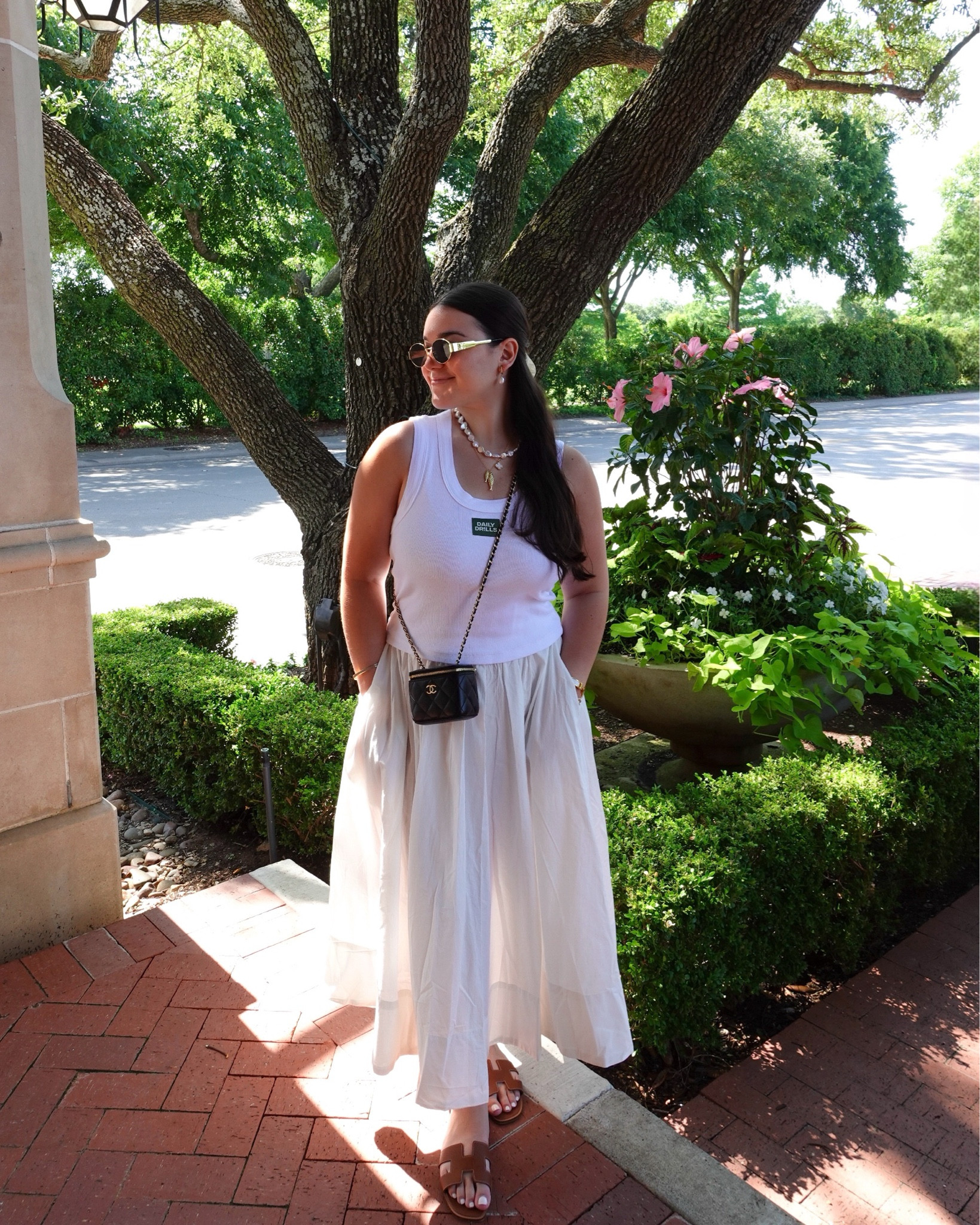 🤍🤍🤍 #dailydrills #freepeople #hermes #chanel #OOTD 

#LTKStyleTip #LTKTravel