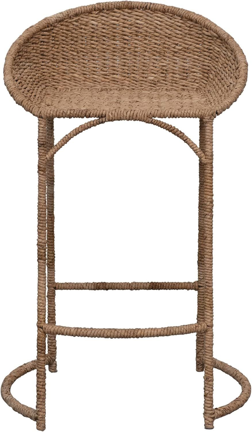 Bloomingville Hand-Woven Seagrass Metal Frame Barstool, Natural | Amazon (US)
