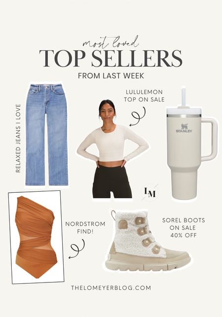 Most loved top sellers from last week 

Sorel boots 40% off, resort wear, swimsuit

#LTKsalealert #LTKunder100 #LTKunder50