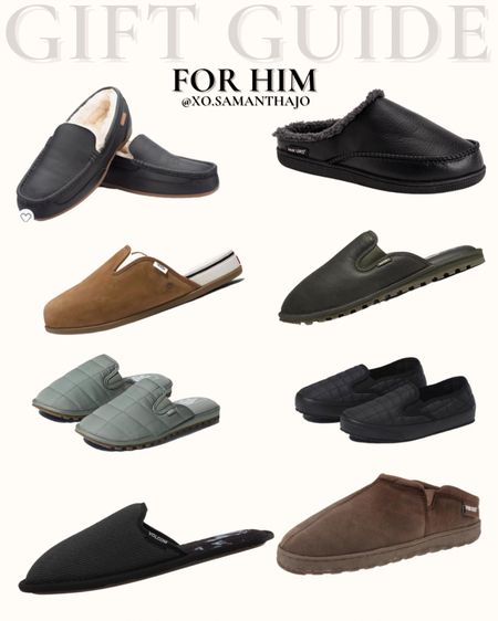 Men’s gift guide // men’s slippers // men’s mules / men’s vans // men’s house shoes // men’s lounge // amazon finds // amazon gifts // gifts for husbands// gifts for dad // 

#LTKfindsunder100 #LTKSeasonal #LTKmens