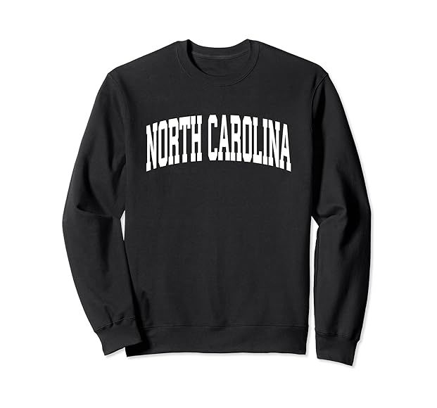 North Carolina Crewneck Sweatshirt Sports College Style Gift | Amazon (US)
