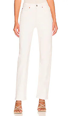 RE/DONE Originals 70's Straight in Vintage White from Revolve.com | Revolve Clothing (Global)