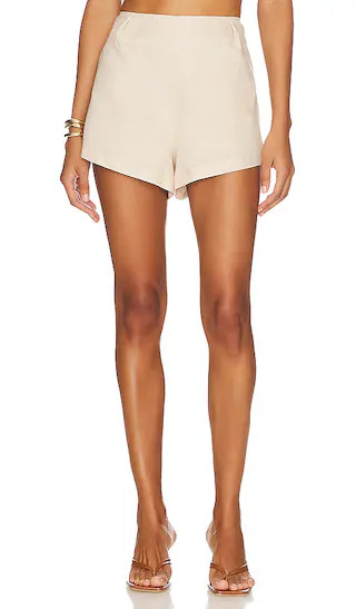 x REVOLVE Aby Short in Oat | Revolve Clothing (Global)