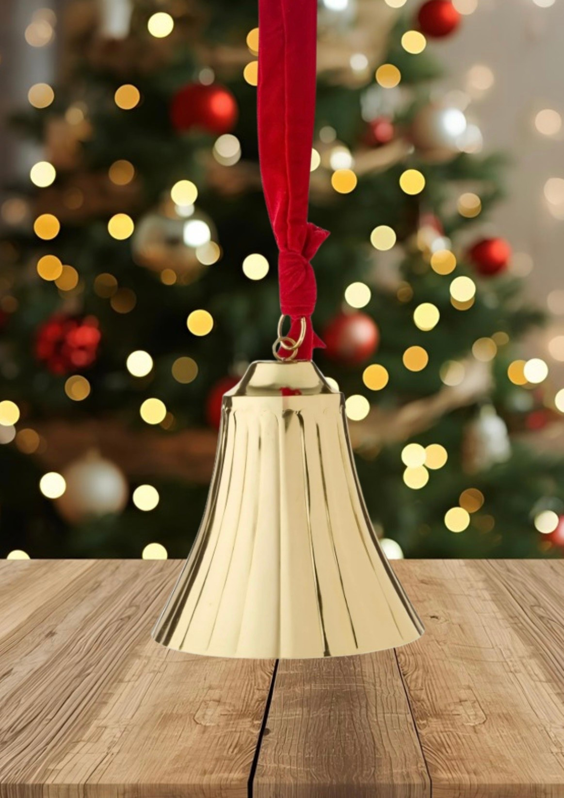 Darling gold scalloped Christmas bell under $13! Holiday decor, Christmas time, seasonal, home decor, sale alert 

#LTKSeasonal #LTKSaleAlert #LTKHome