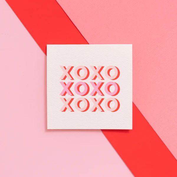 XOXO Folded Enclosure Cards | Joy Creative Shop