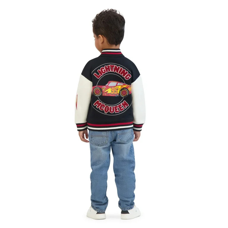 Disney Pixar Cars Toddler Boy Bomber Jacket, Sizes 12M-5T | Walmart (US)
